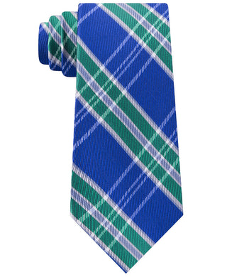 Gravata xadrez masculina Tommy Hilfiger Vincent verde tamanho único