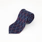Gravata Tommy Hilfiger Masculina Classic Argyle Holiday Vermelho Escuro Tamanho Regular