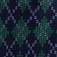 Gravata Tommy Hilfiger Masculina Classic Holiday Argyle de Seda Verde Tamanho Único