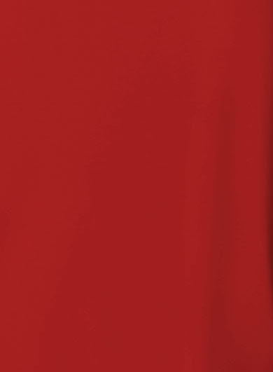 JM Colletion Top feminino com decote redondo, tamanho médio, vermelho