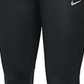 Calça legging Nike Power Dri-Fit para corrida feminina, cor carvão, tamanho extra pequeno