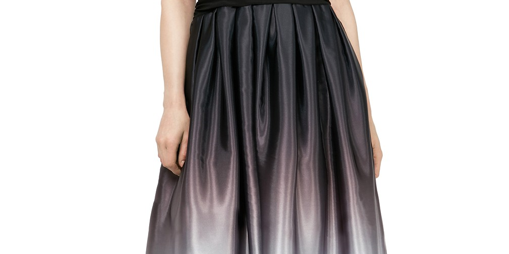 Vestido de festa feminino Sl Fashions Ombre preto tamanho 6