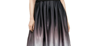 Vestido de festa feminino Sl Fashions Ombre preto tamanho 6