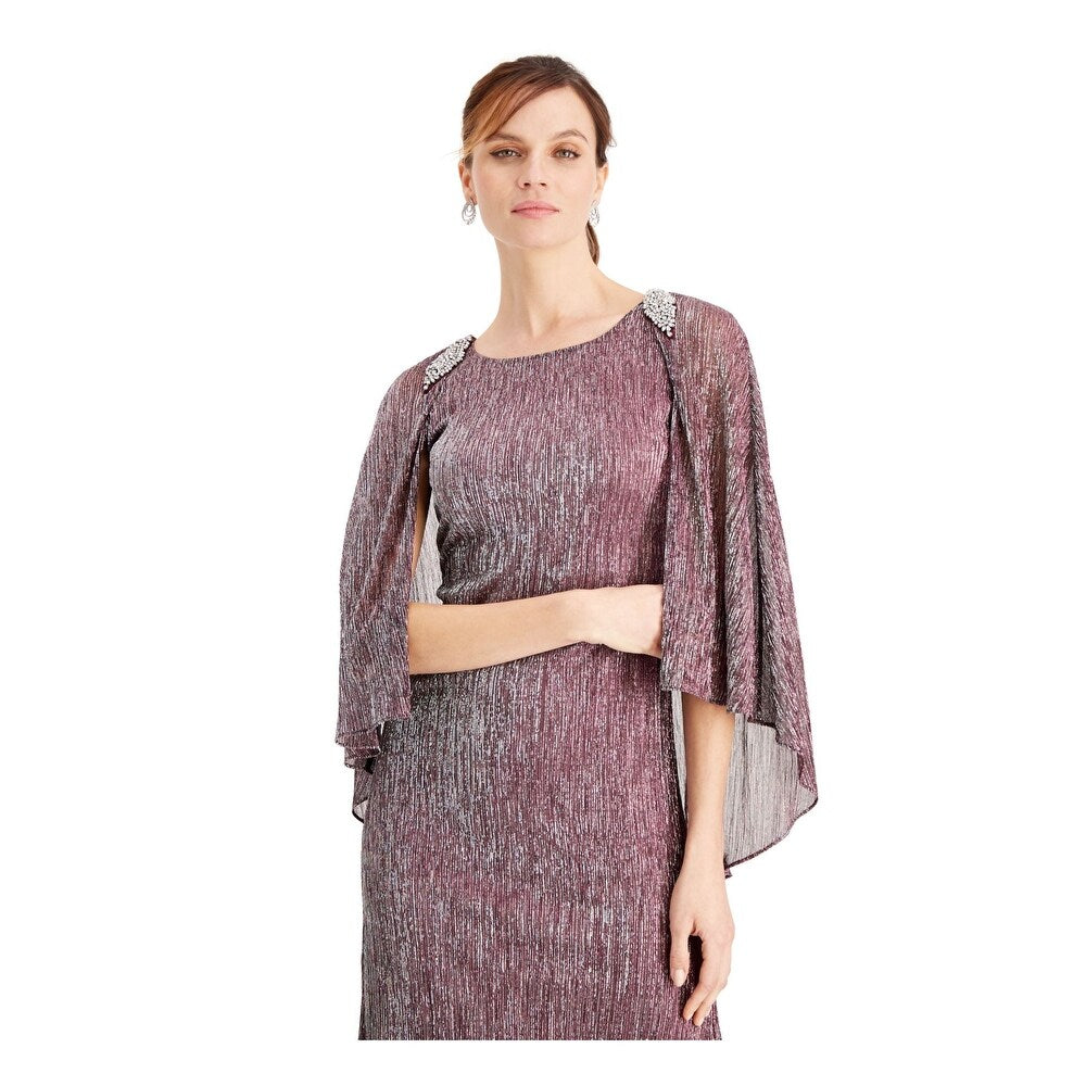 Vestido feminino LSNY Fashions com mangas esvoaçantes, rosa, tamanho 12