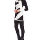 Suéter Vince Camuto Feminino com Blocos de Cores Diagonais Preto Tamanho X-G