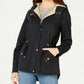 Jaqueta Anorak com Capuz Collection B Juniors Preta Tamanho P