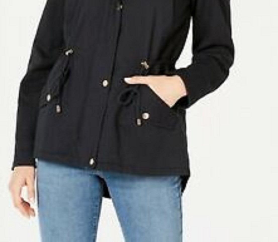 Jaqueta Anorak com Capuz Collection B Juniors Preta Tamanho P