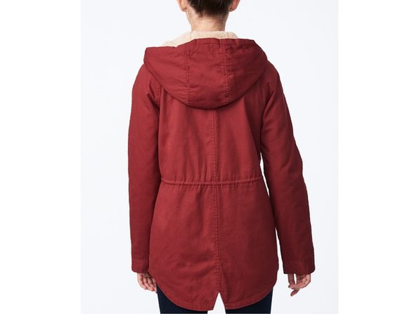 Jaqueta Anorak com Capuz Coleção B Juniors Média Vermelha Tamanho X-S