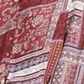 Top estampado com amarração frontal American Rag Juniors, tamanho médio, vermelho