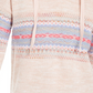 Moletom com capuz Fair Isle do American Rag Juniors, rosa escuro, tamanho pequeno