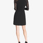 Vestido feminino Tommy Hilfiger com manga de renda e corte A, preto, tamanho QUADRADO 18
