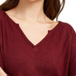 Camiseta Planet Gold Juniors Super Soft Ribbed Vermelha Tamanho P