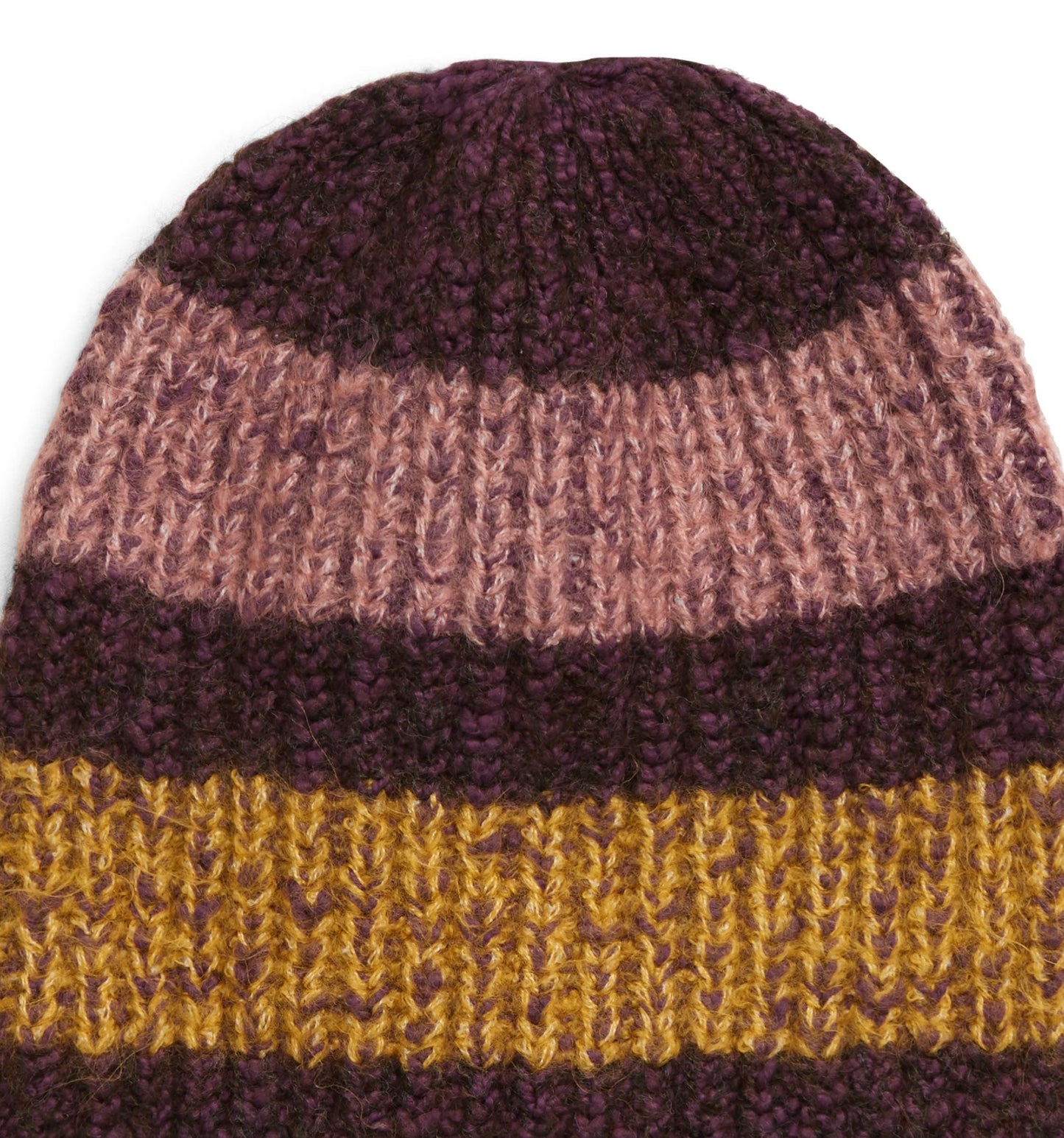 Gorro Listrado Aconchegante Feminino Free People Berry Rose Tamanho Regular