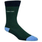Meias Calvin Klein Houndstooth Crew Masculinas Verdes Tamanho Regular
