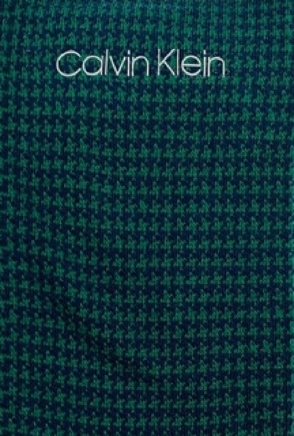 Meias Calvin Klein Houndstooth Crew Masculinas Verdes Tamanho Regular