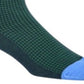 Meias Calvin Klein Houndstooth Crew Masculinas Verdes Tamanho Regular