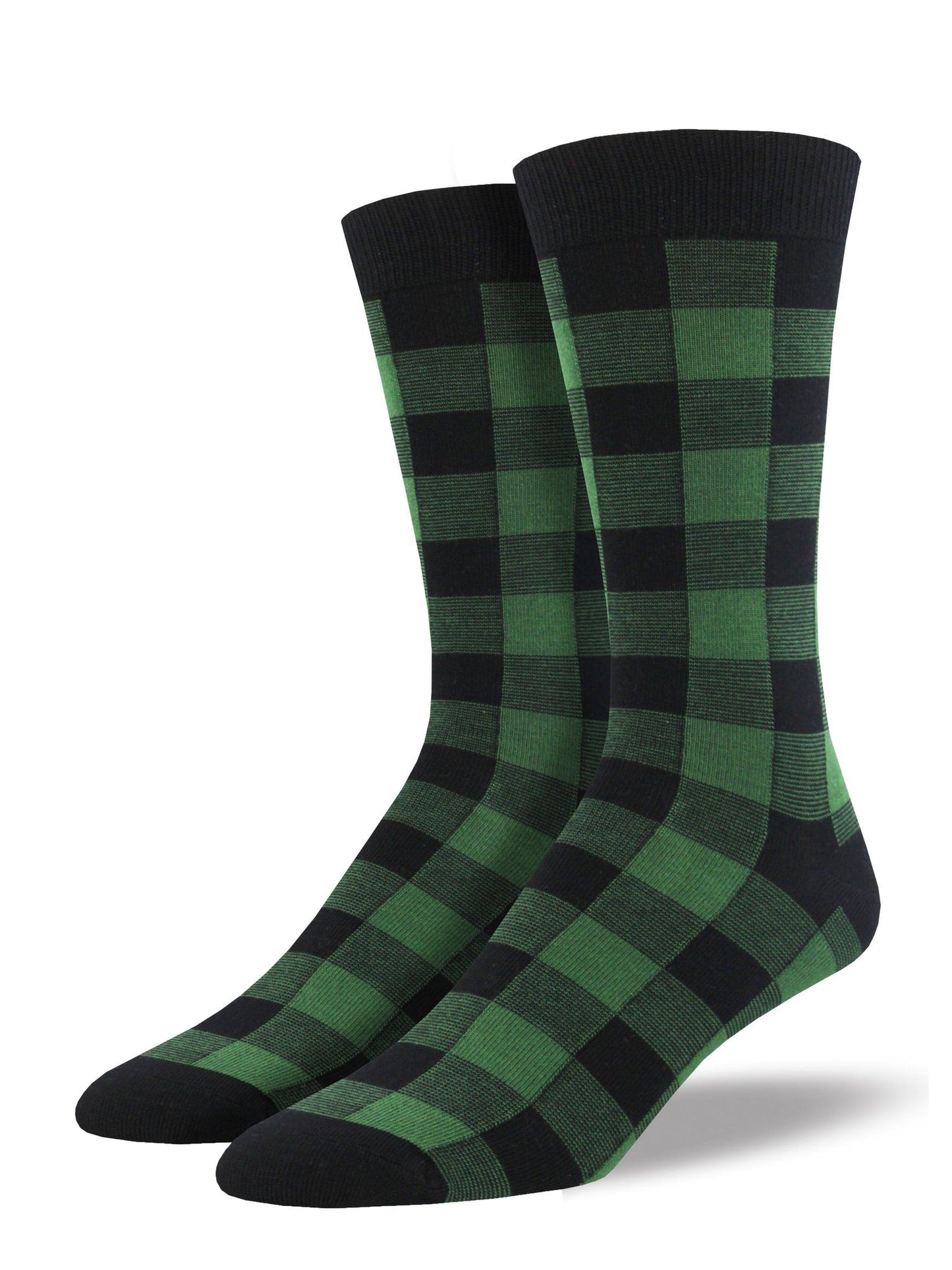 Meias Calvin Klein Buffalo Plaid Masculinas Verdes Tamanho Regular