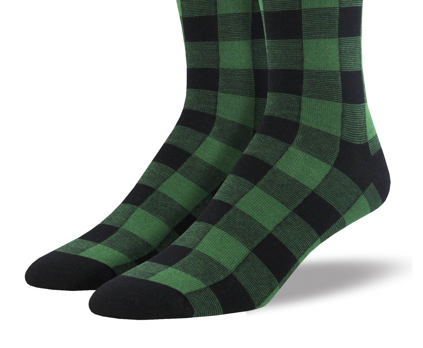 Meias Calvin Klein Buffalo Plaid Masculinas Verdes Tamanho Regular
