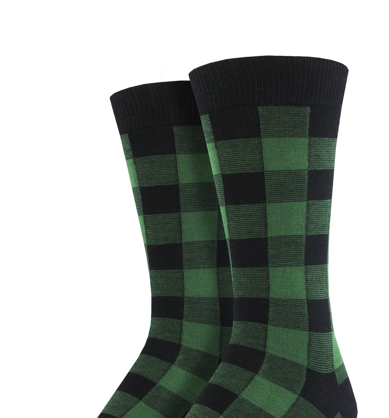 Meias Calvin Klein Buffalo Plaid Masculinas Verdes Tamanho Regular