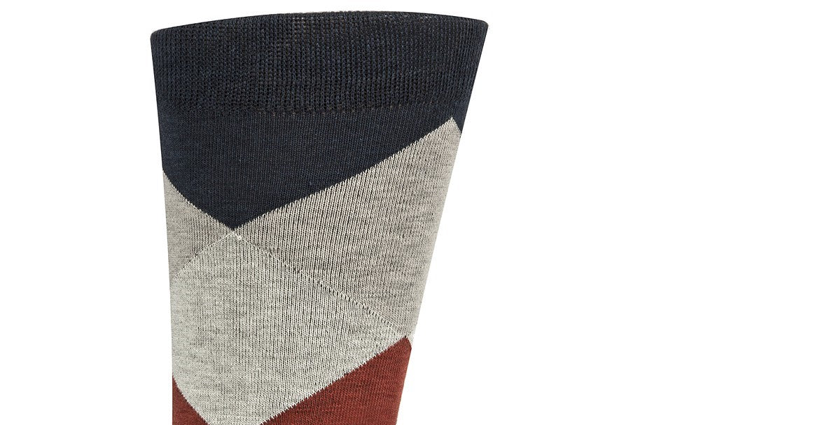 Meias Cole Haan Diamond Crew Masculinas Cinza Tamanho Regular