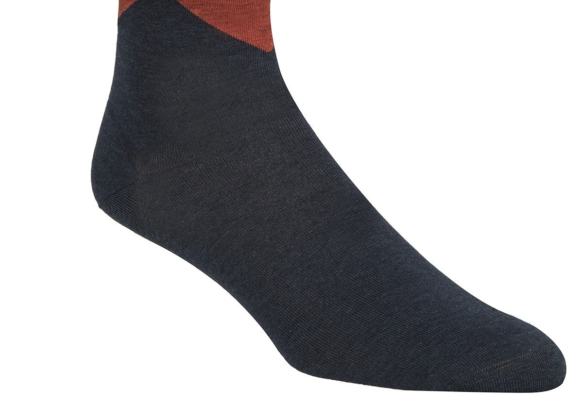 Meias Cole Haan Diamond Crew Masculinas Cinza Tamanho Regular