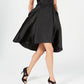 Vestido longo feminino Adrianna Papell com strass, preto, tamanho 12