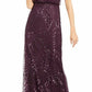 Vestido Blusão Feminino Adrianna Papell Roxo Tamanho 6