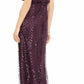 Vestido Blusão Feminino Adrianna Papell Roxo Tamanho 6