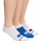 Meias masculinas Tommy Hilfiger Sport No-Show, pacote com 3, tamanhos variados, 7 a 12