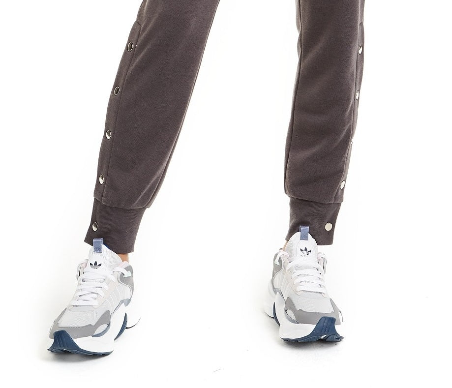 Calça jogger Planet Gold Juniors com fecho lateral escurecido pérola tamanho pequeno