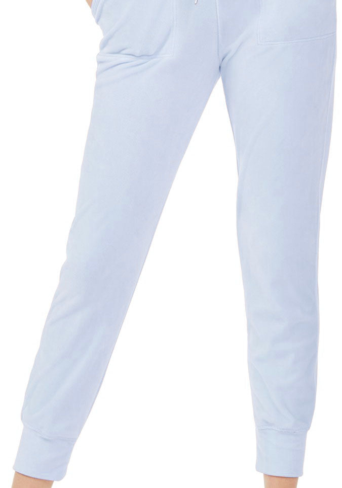 Calça Jogger Planet Gold Juniors Velour Azul Tamanho P