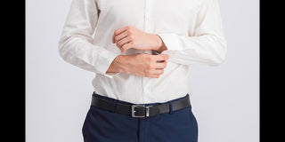 Camisa social masculina Bar III Slim Fit Stretch, branca, tamanho 15x32-33