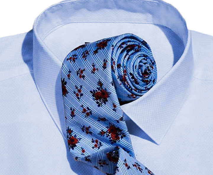 Camisa social masculina Bar III Slim Fit Stretch Azul Tamanho 36X37