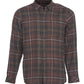 Camisa xadrez Hurley Vedder Washed Masculina Marrom Tamanho XX-G