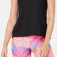 Camiseta regata de corrida Nike Dri-Fit com logo estampado e costas nadador, cor carvão, tamanho pequeno