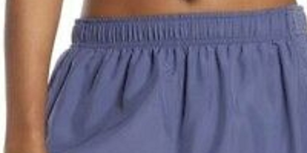 Shorts de corrida Nike Dri-Fit Tempo feminino, roxo, tamanho extra pequeno