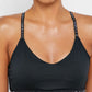 Sutiã esportivo Nike Indy Light Support Training feminino, preto, tamanho extra pequeno
