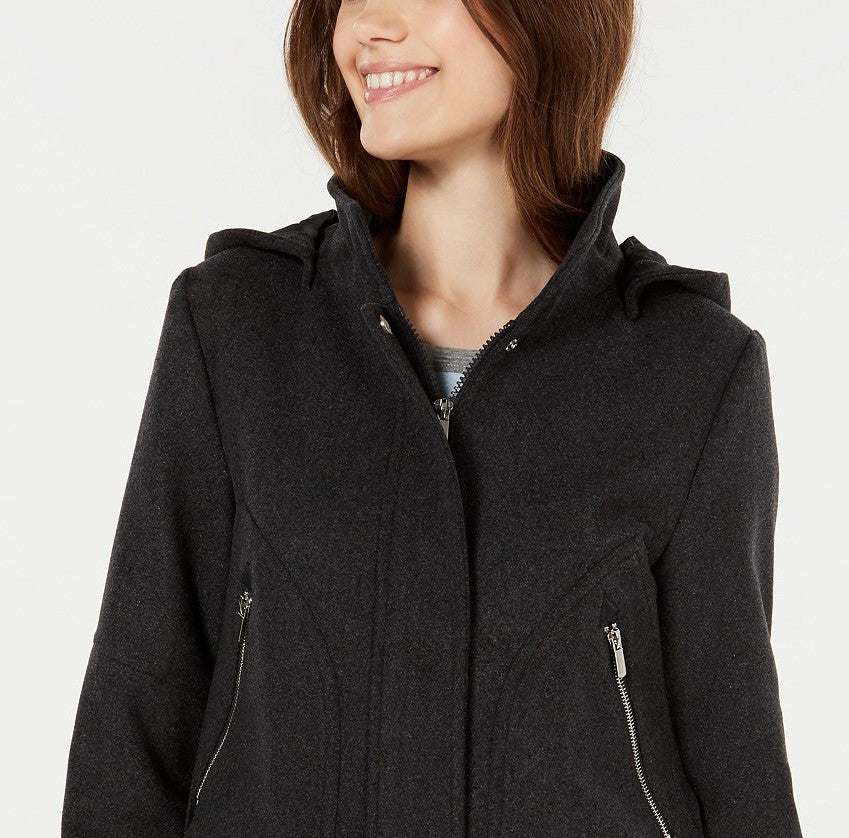 Casaco com capuz rosa Celebrity Juniors, preto, tamanho pequeno