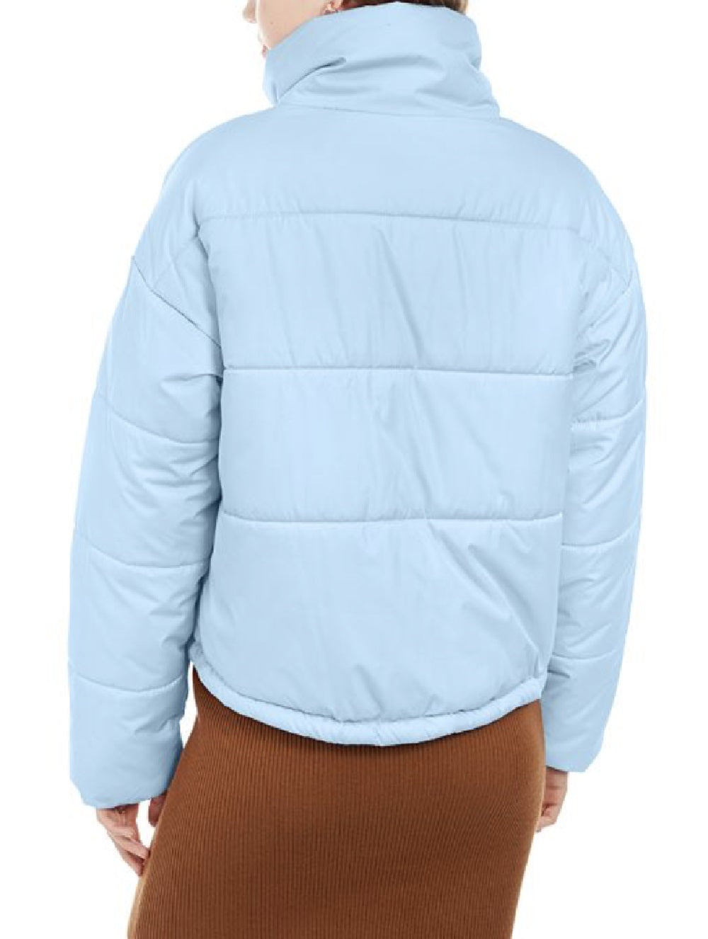 Casaco curto acolchoado rosa Celebrity Juniors tamanho azul extra grande