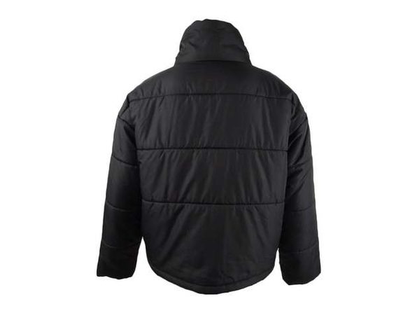 Casaco curto puffer rosa Celebrity Juniors, preto, tamanho médio