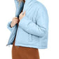 Casaco curto feminino rosa júnior celebridade azul tamanho xx grande