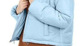 Casaco curto feminino rosa júnior celebridade azul tamanho xx grande