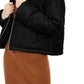 Casaco curto puffer rosa Celebrity Juniors, preto, tamanho pequeno