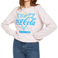 Camiseta gráfica retrô Coca-Cola Mad Engine Juniors, roxa, tamanho extra grande