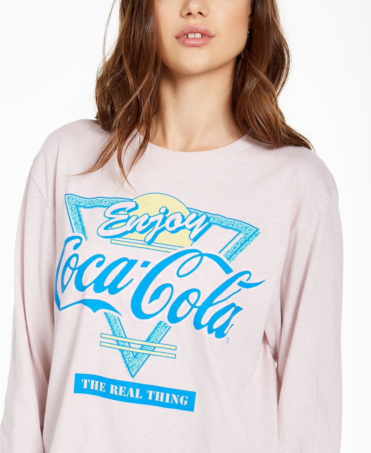 Camiseta gráfica retrô Coca-Cola Mad Engine Juniors, roxa, tamanho extra grande