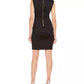 Vestido assimétrico Calvin Klein feminino preto tamanho 4