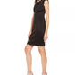 Vestido assimétrico Calvin Klein feminino preto tamanho 4