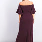 Vestido curto feminino Calvin Klein Sweetheart ombro a ombro roxo tamanho 14