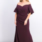 Vestido Calvin Klein Feminino Sweetheart Off-The-Sheer Roxo Tamanho 2