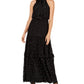 Vestido Calvin Klein Feminino Halter com Bolinhas Preto Tamanho 4